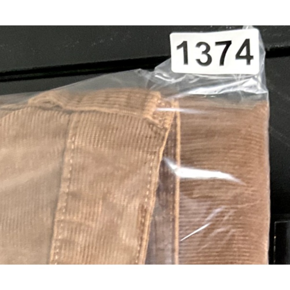 J Crew Flex Pants 33x29 Brown Chino Flat Front Corduroy Straight Leg Slim - Picture 9 of 9